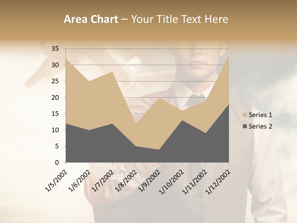 Leaving Confident Clouds PowerPoint Template