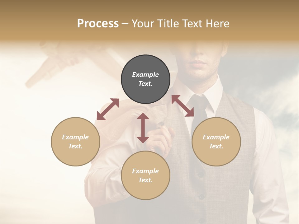 Leaving Confident Clouds PowerPoint Template