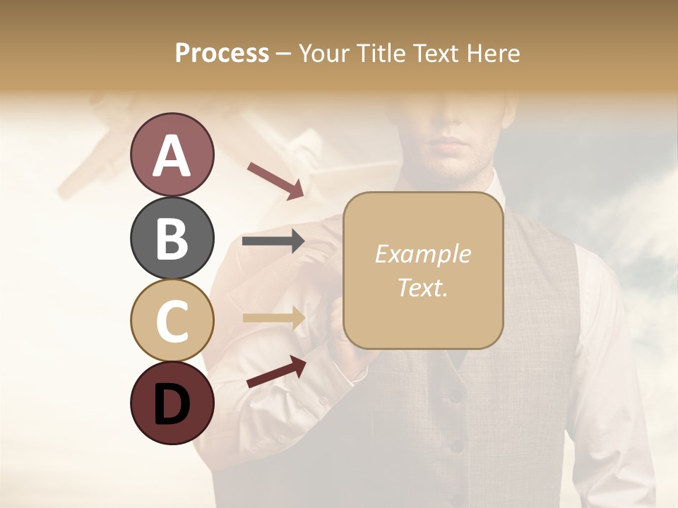 Leaving Confident Clouds PowerPoint Template
