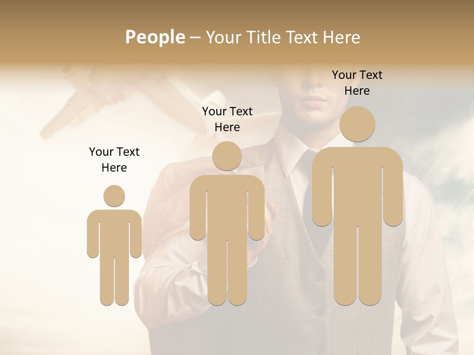 Leaving Confident Clouds PowerPoint Template