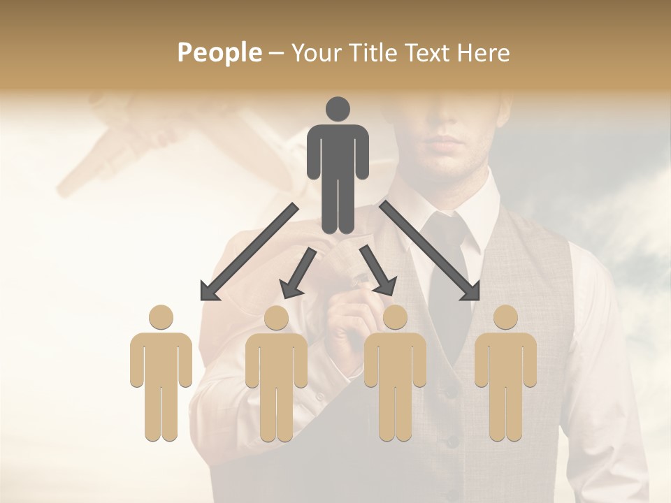 Leaving Confident Clouds PowerPoint Template