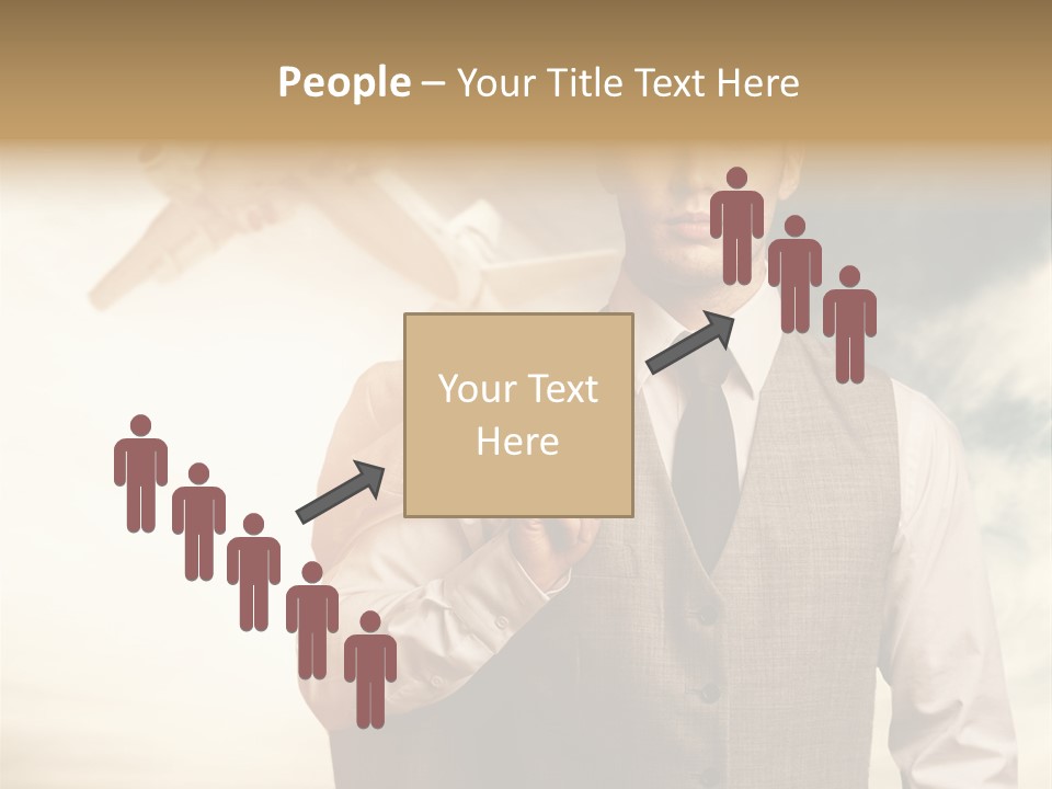 Leaving Confident Clouds PowerPoint Template