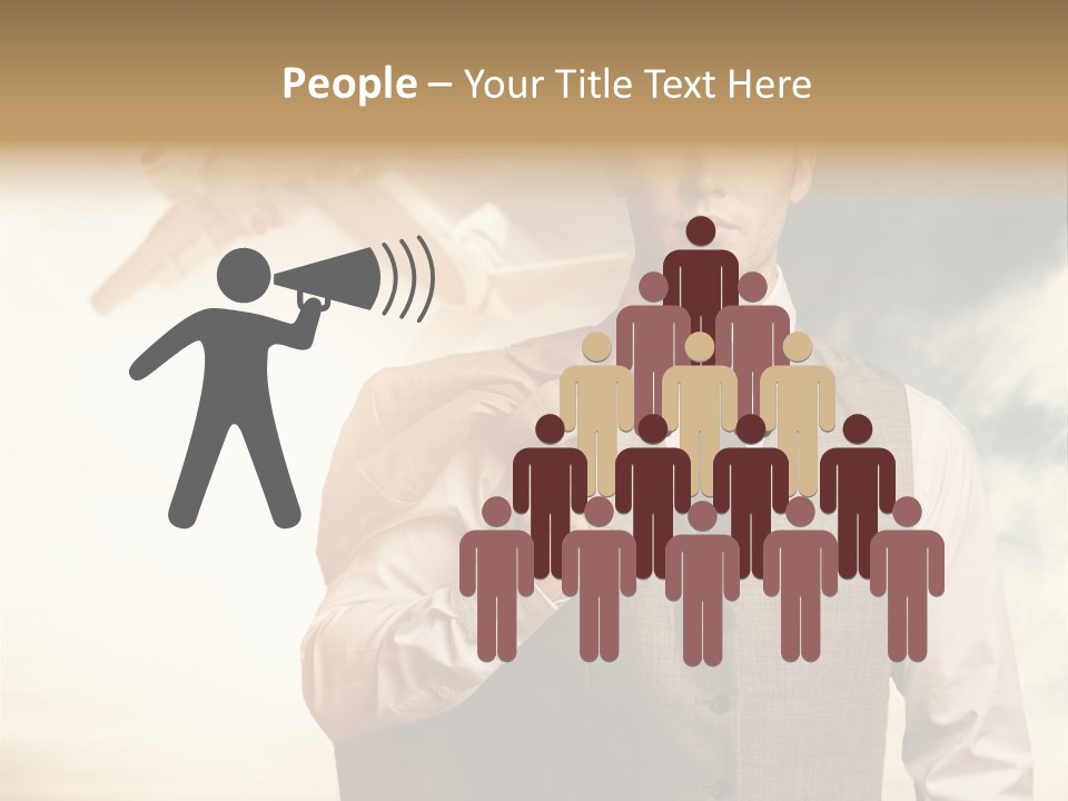 Leaving Confident Clouds PowerPoint Template