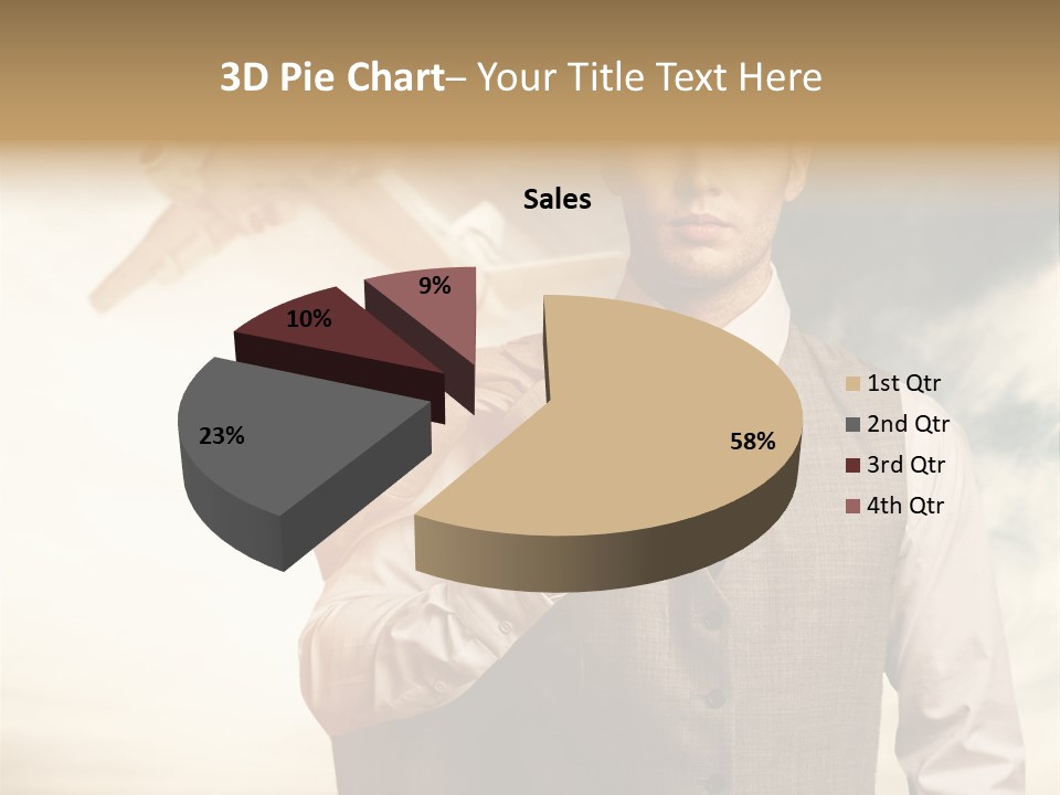 Leaving Confident Clouds PowerPoint Template