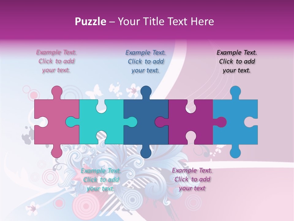 Blob Decoration Wave PowerPoint Template