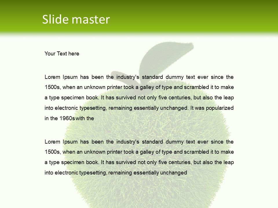 Fruit Dieting Health PowerPoint Template