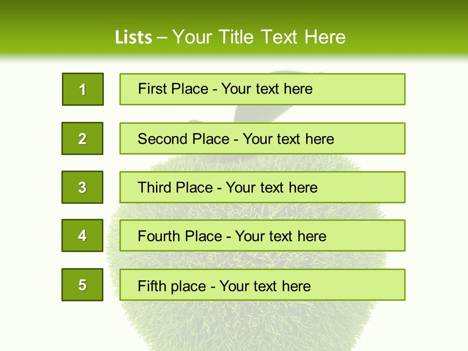 Fruit Dieting Health PowerPoint Template