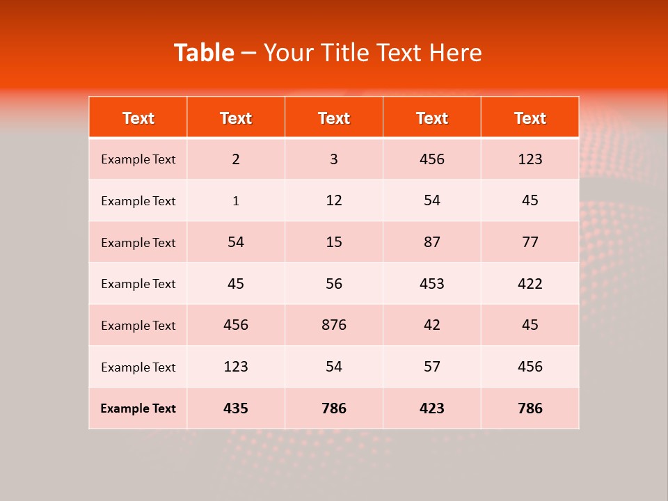 Foul College Score PowerPoint Template