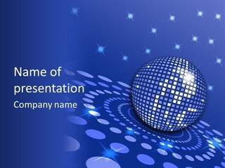 Club Reflection Nightlife PowerPoint Template