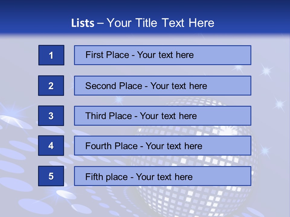 Club Reflection Nightlife PowerPoint Template