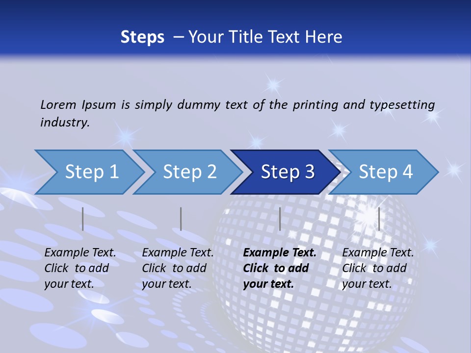 Club Reflection Nightlife PowerPoint Template