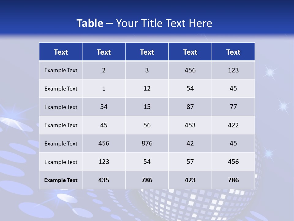 Club Reflection Nightlife PowerPoint Template