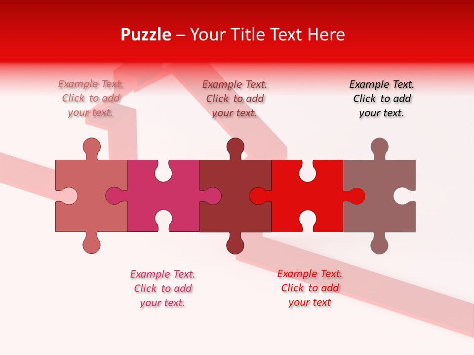 A Picture Of A Red House On A White Background PowerPoint Template