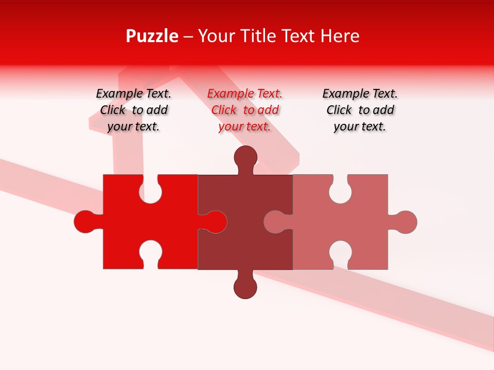 A Picture Of A Red House On A White Background PowerPoint Template