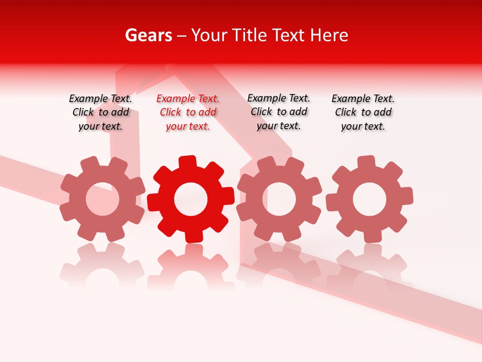 A Picture Of A Red House On A White Background PowerPoint Template