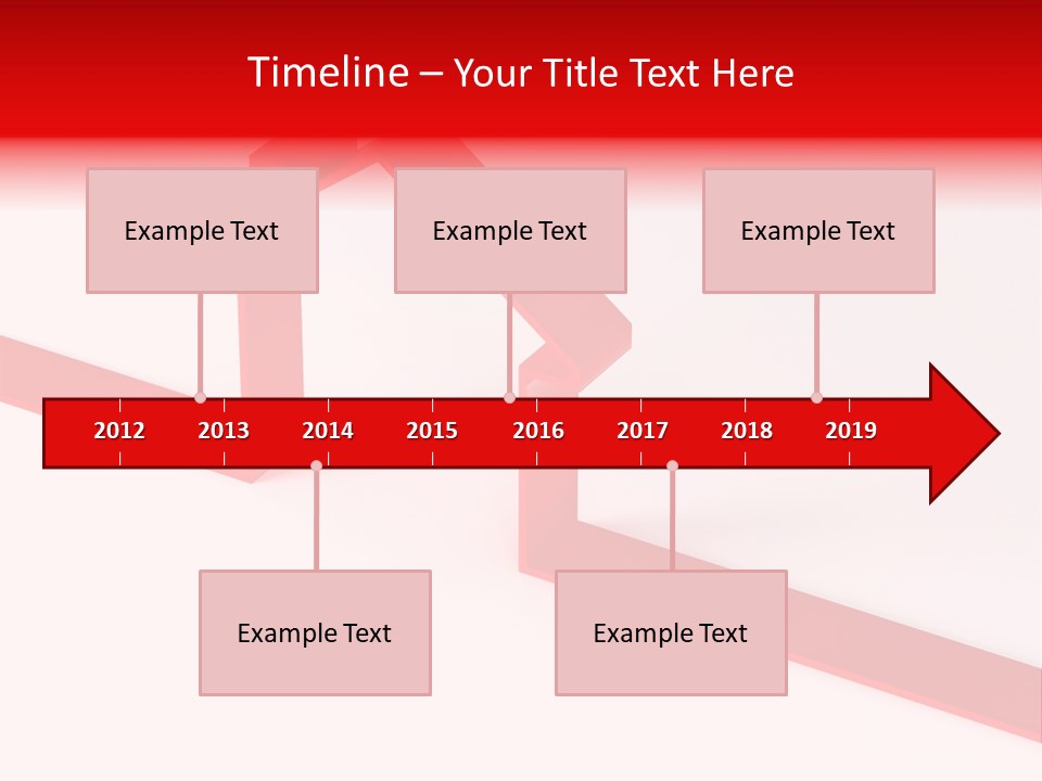 A Picture Of A Red House On A White Background PowerPoint Template