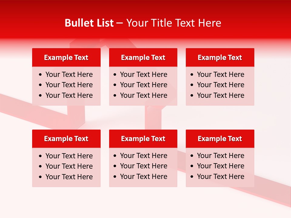 A Picture Of A Red House On A White Background PowerPoint Template