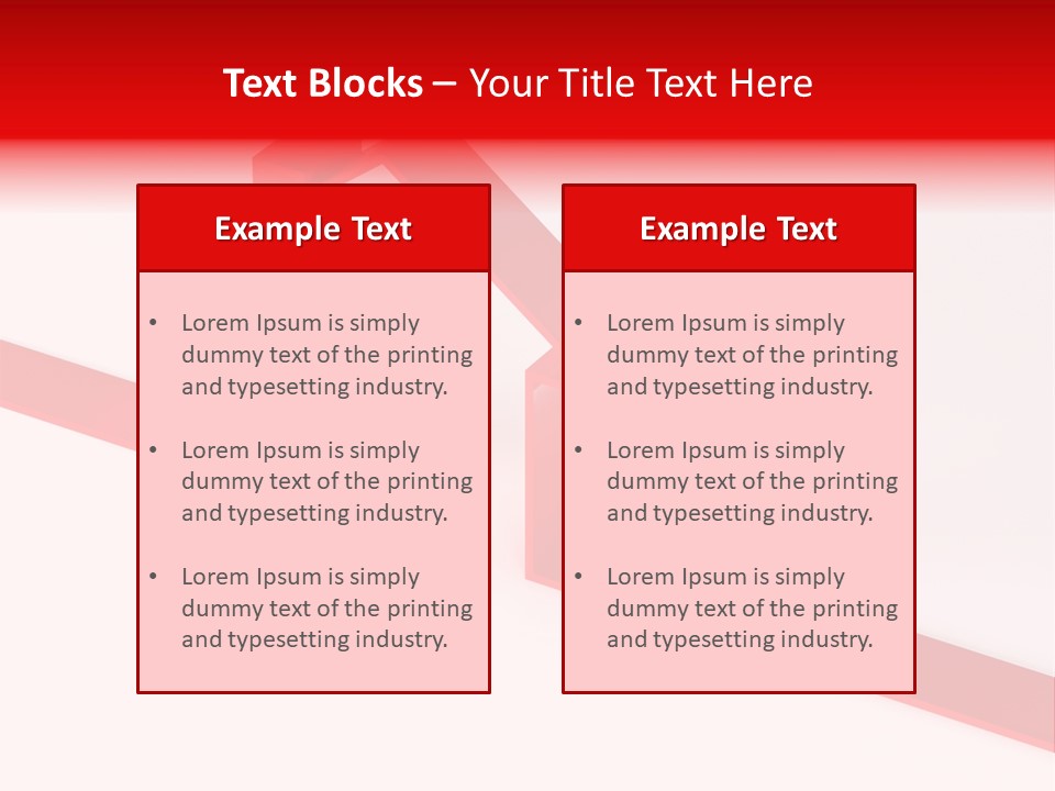 A Picture Of A Red House On A White Background PowerPoint Template