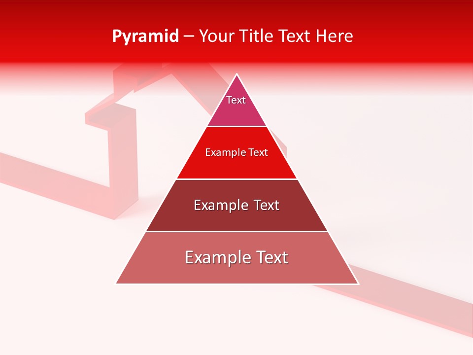 A Picture Of A Red House On A White Background PowerPoint Template