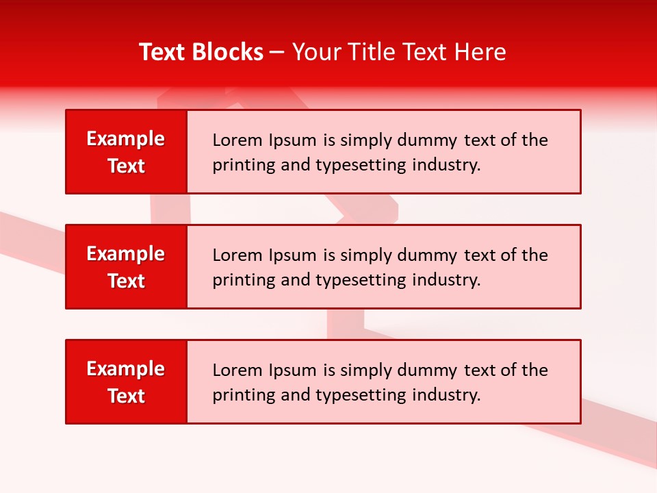 A Picture Of A Red House On A White Background PowerPoint Template