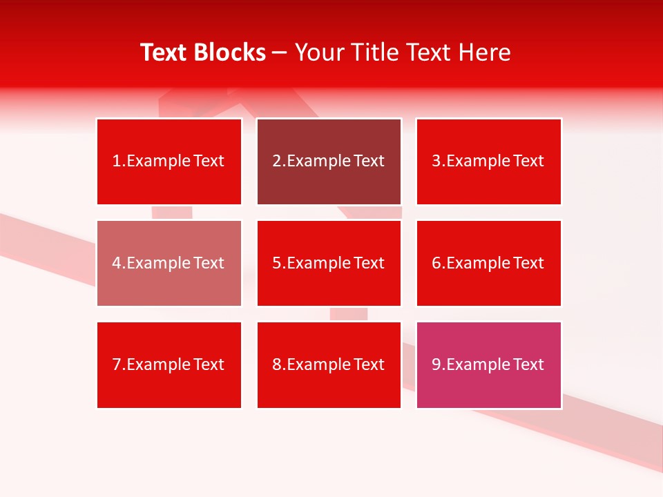 A Picture Of A Red House On A White Background PowerPoint Template