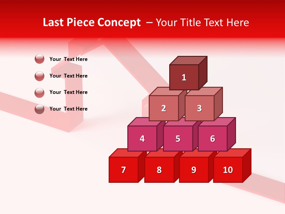 A Picture Of A Red House On A White Background PowerPoint Template