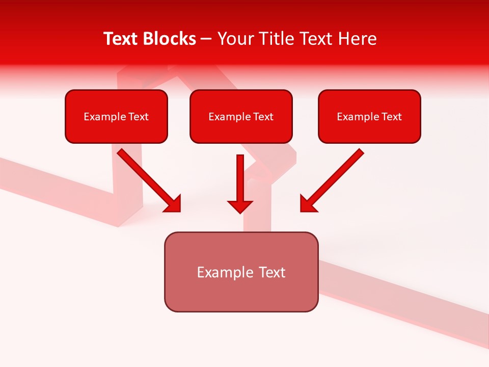 A Picture Of A Red House On A White Background PowerPoint Template