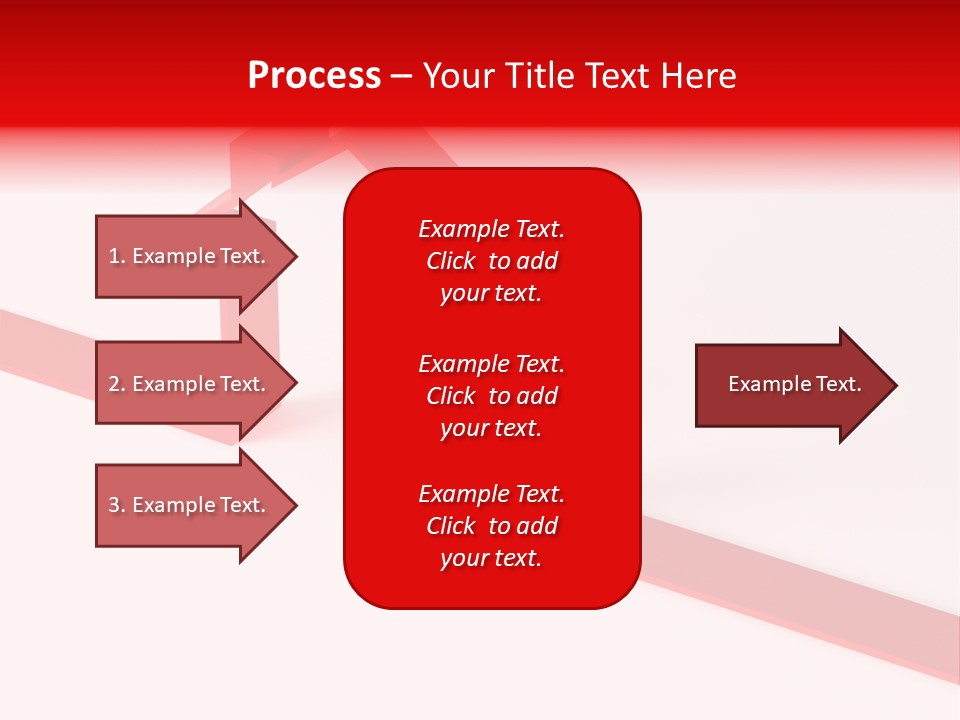 A Picture Of A Red House On A White Background PowerPoint Template