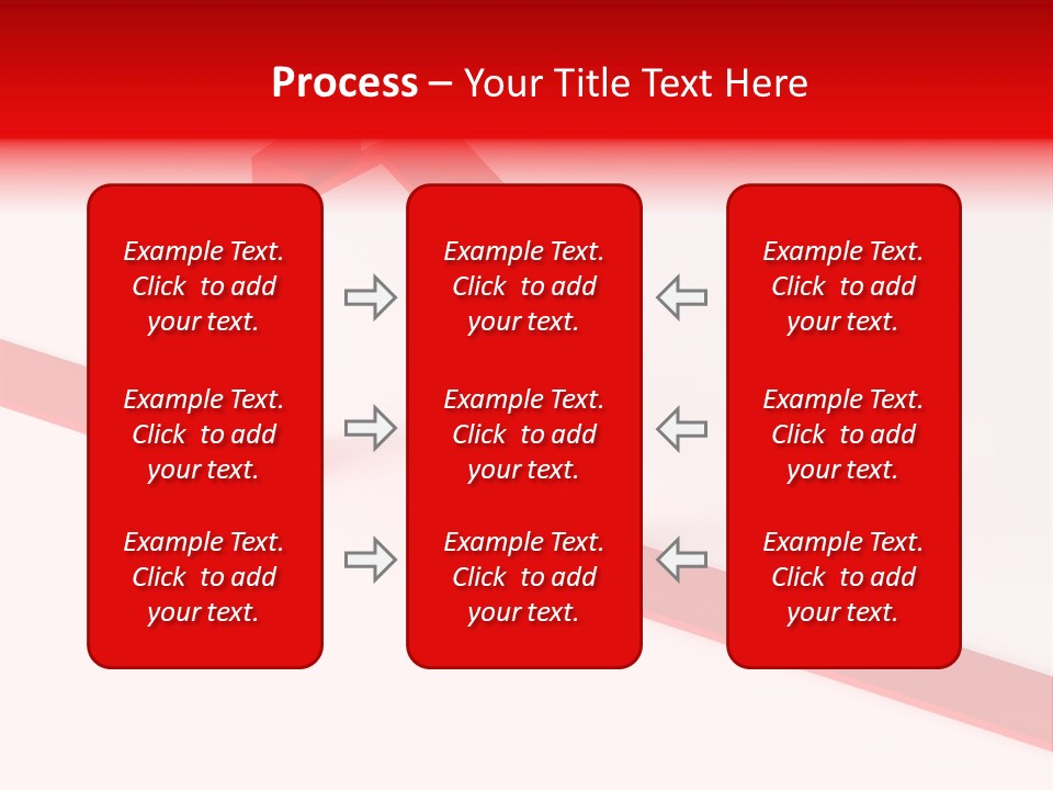 A Picture Of A Red House On A White Background PowerPoint Template
