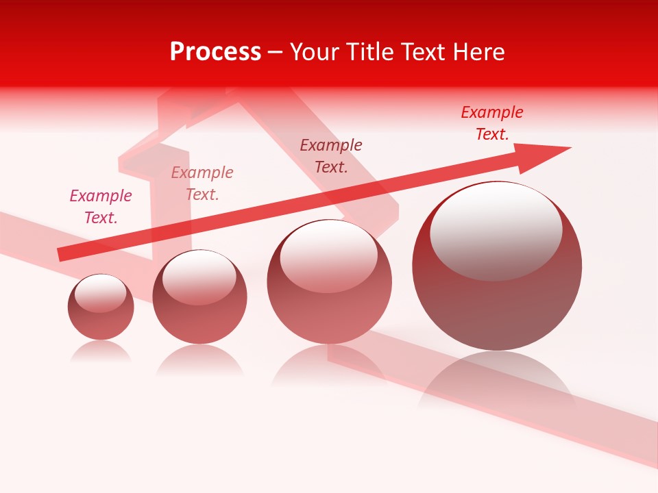 A Picture Of A Red House On A White Background PowerPoint Template