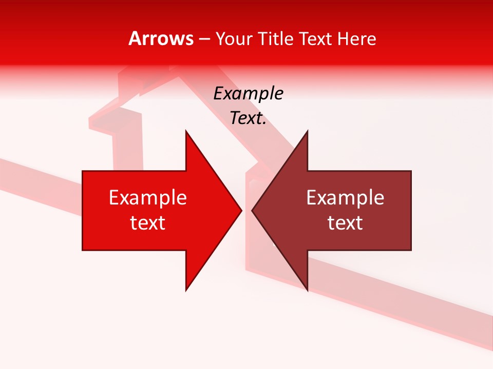 A Picture Of A Red House On A White Background PowerPoint Template