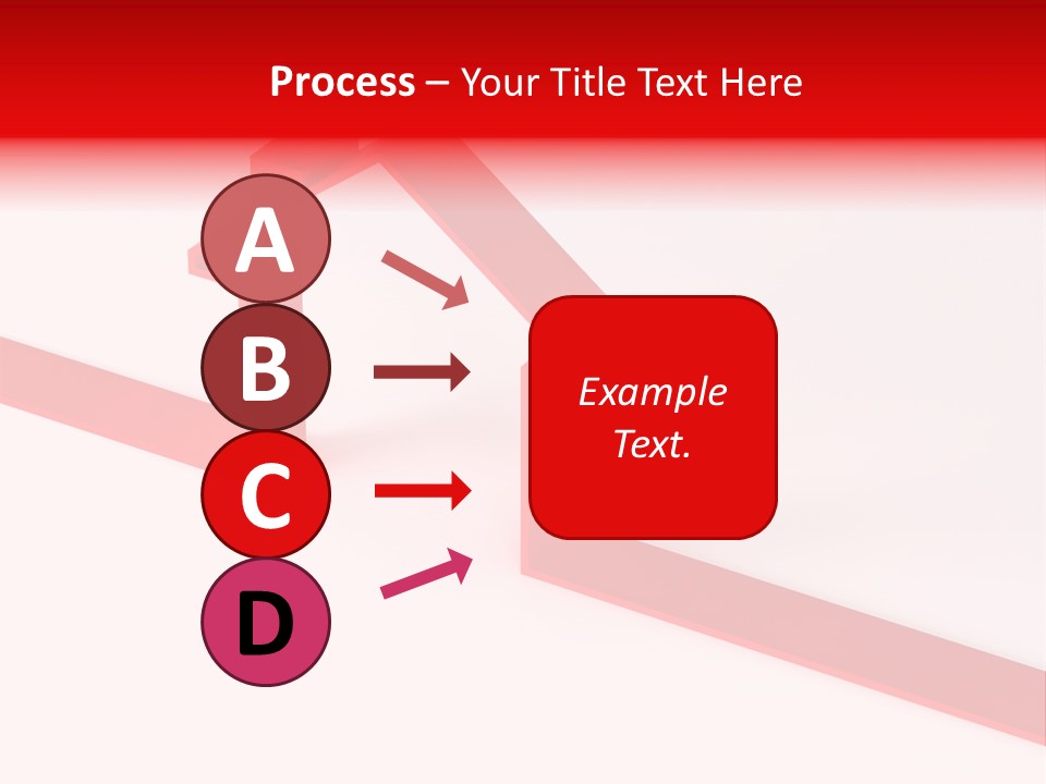 A Picture Of A Red House On A White Background PowerPoint Template