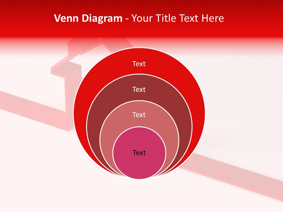 A Picture Of A Red House On A White Background PowerPoint Template