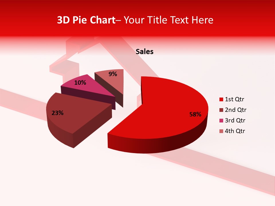 A Picture Of A Red House On A White Background PowerPoint Template