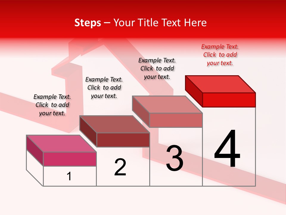 A Picture Of A Red House On A White Background PowerPoint Template