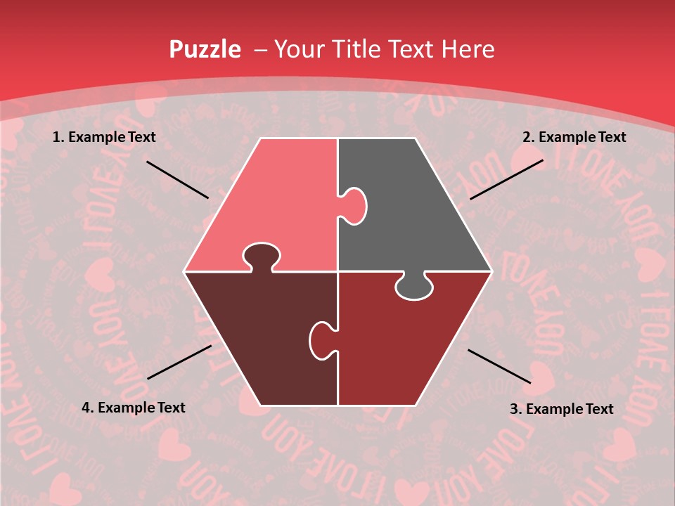 Love Valentines Symbol PowerPoint Template