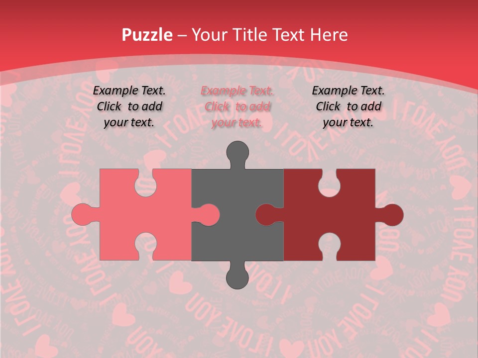 Love Valentines Symbol PowerPoint Template