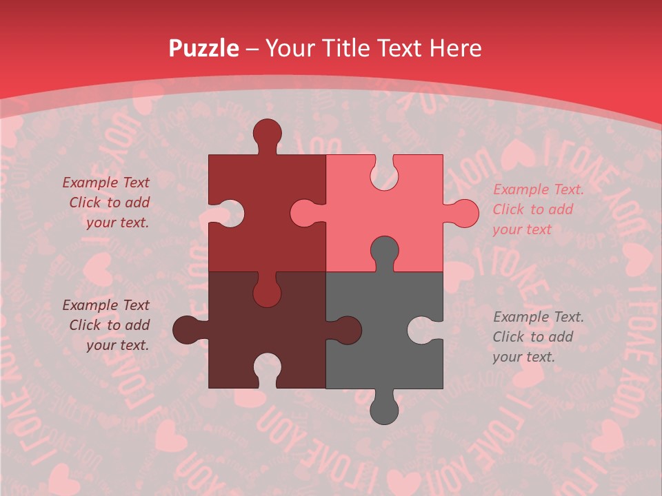 Love Valentines Symbol PowerPoint Template