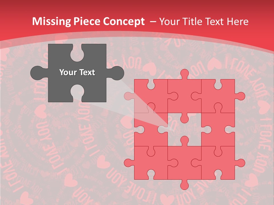 Love Valentines Symbol PowerPoint Template