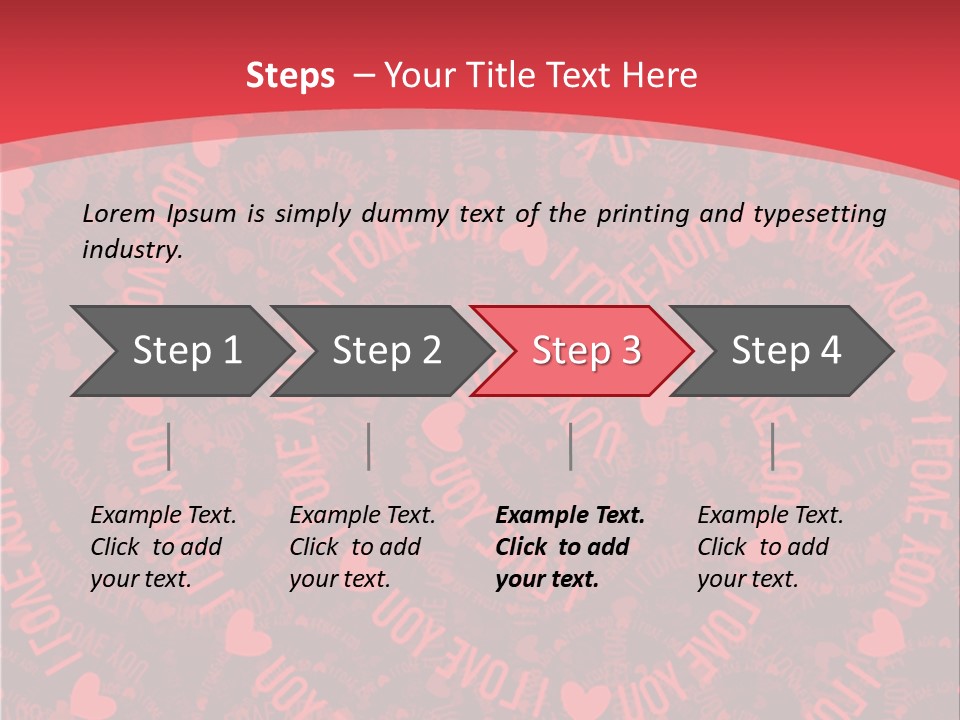 Love Valentines Symbol PowerPoint Template