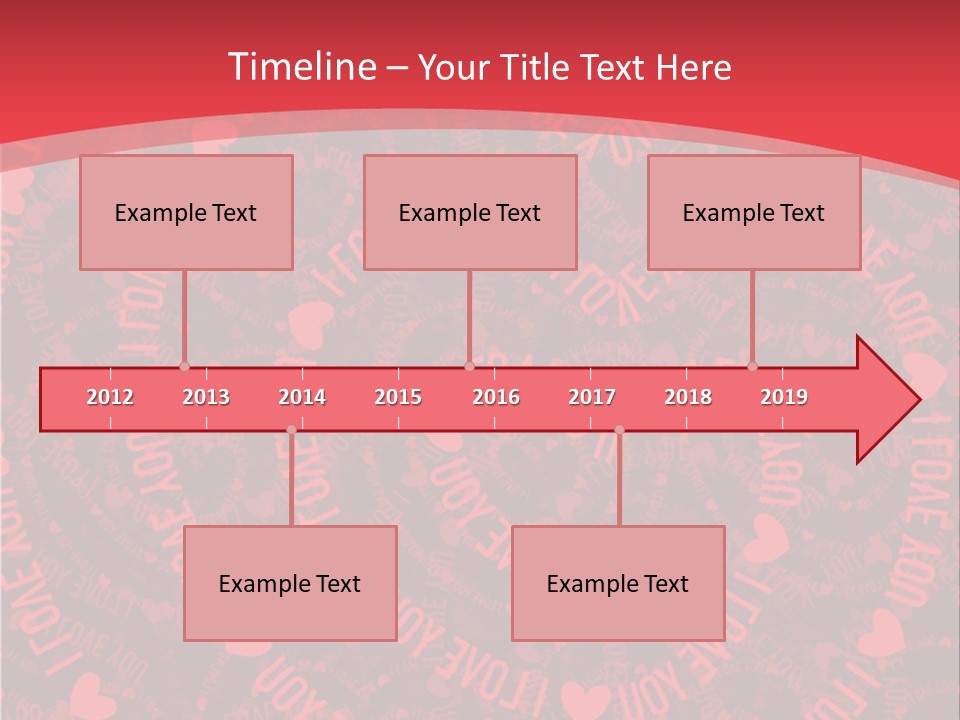 Love Valentines Symbol PowerPoint Template