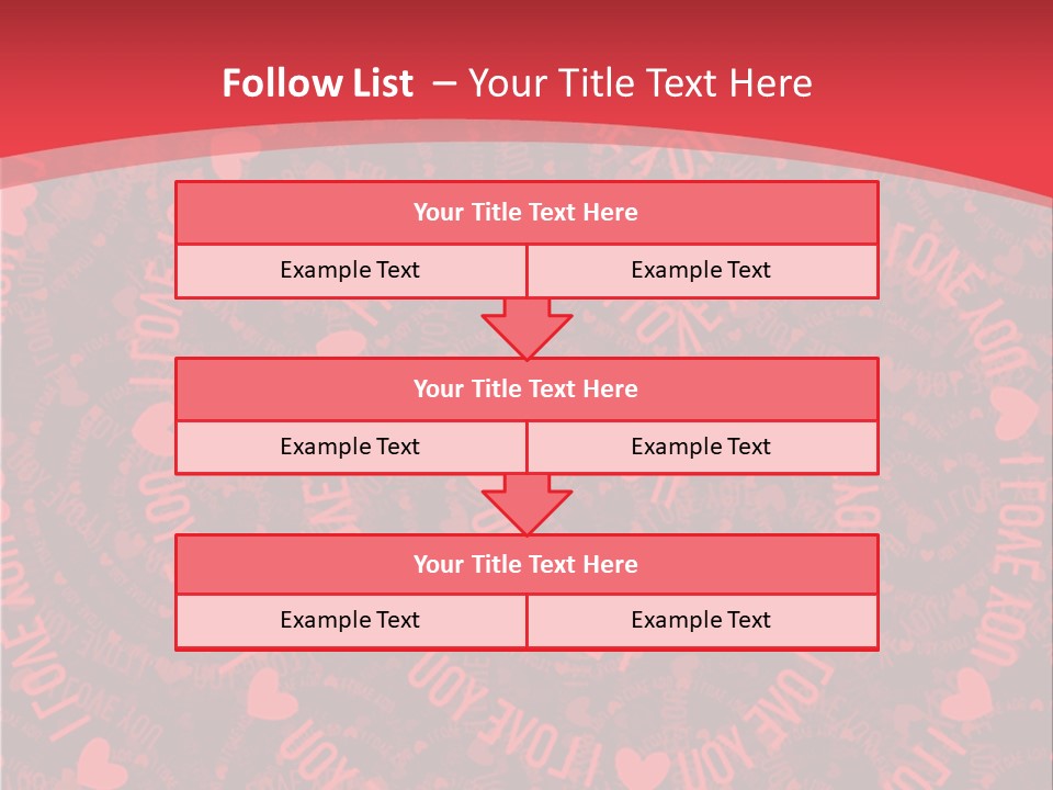 Love Valentines Symbol PowerPoint Template