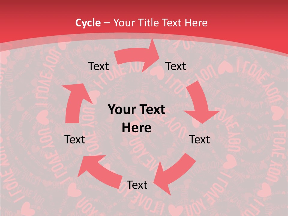 Love Valentines Symbol PowerPoint Template