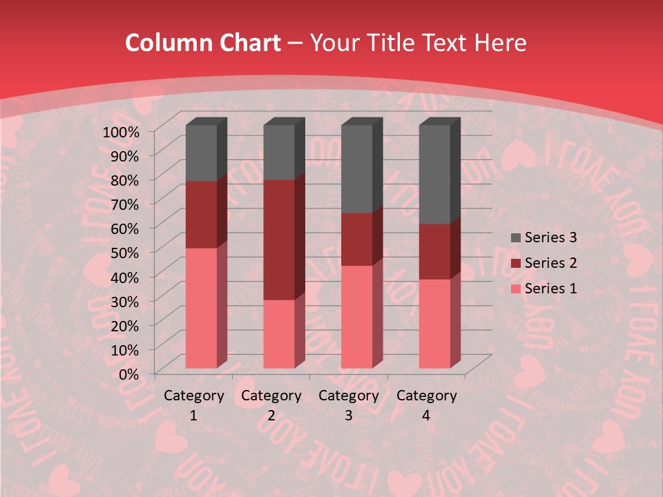 Love Valentines Symbol PowerPoint Template