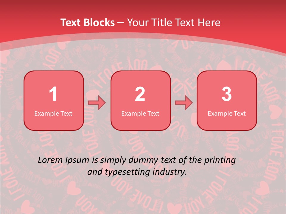 Love Valentines Symbol PowerPoint Template