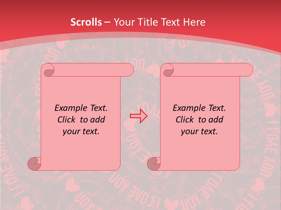 Love Valentines Symbol PowerPoint Template