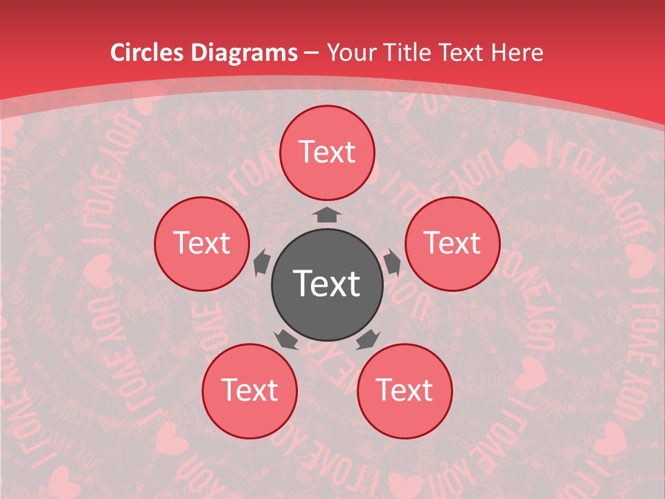 Love Valentines Symbol PowerPoint Template