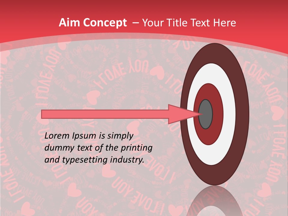 Love Valentines Symbol PowerPoint Template