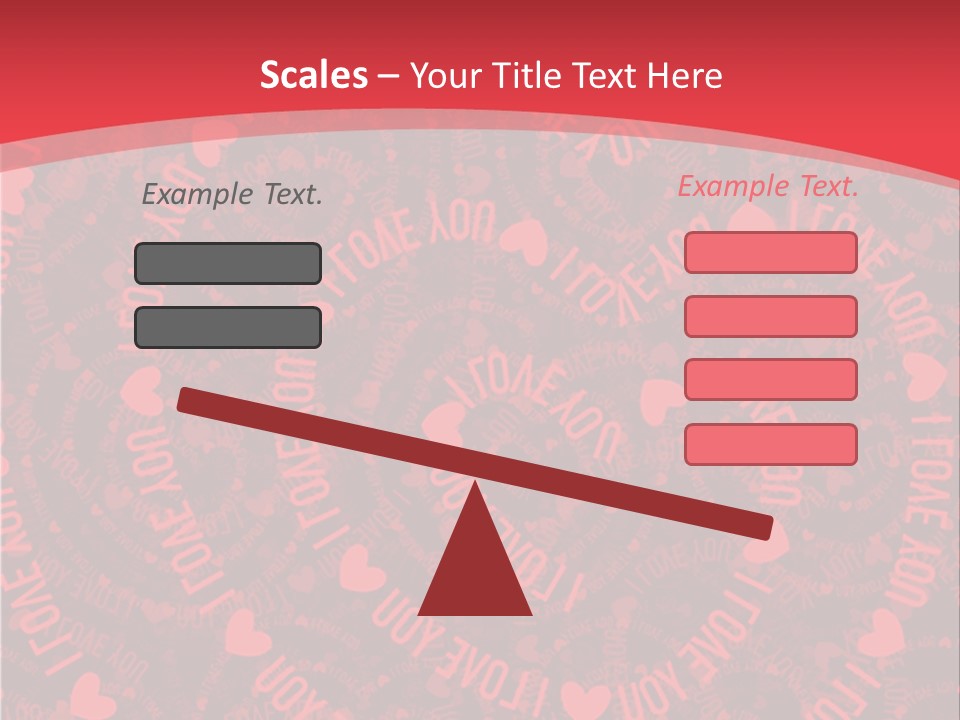 Love Valentines Symbol PowerPoint Template