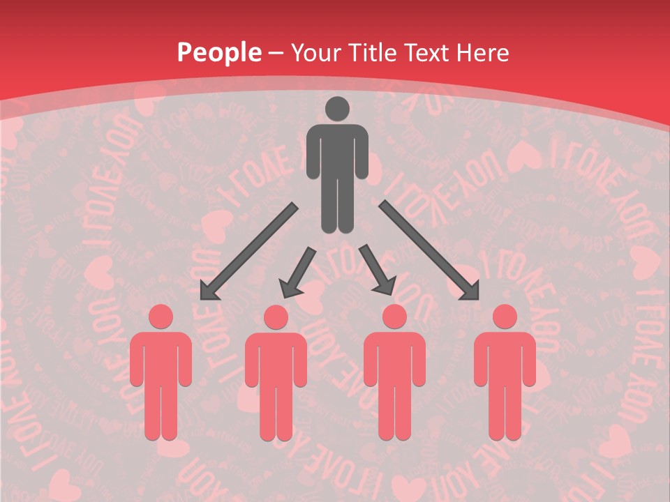 Love Valentines Symbol PowerPoint Template